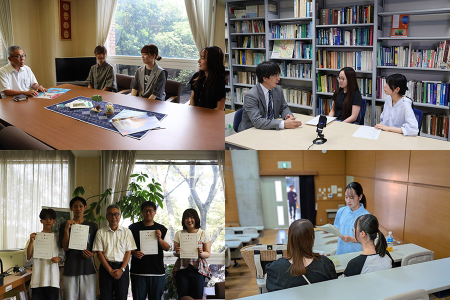 学生広報大使の活動の様子