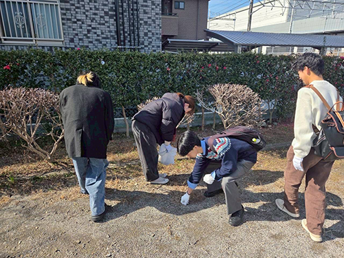 清掃活動の様子